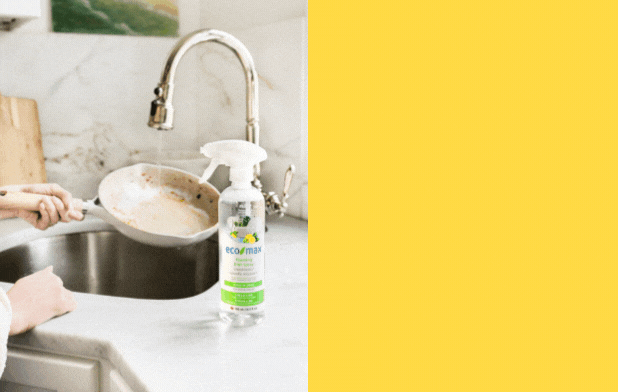 Eco-Max Foaming Dish Spray - Lemon Lime Save Water